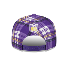 Load image into Gallery viewer, Minnesota Vikings New Era 9Fifty 950 Snapback Statement Sideline Plaid Cap