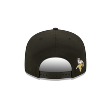 Load image into Gallery viewer, Minnesota Vikings New Era 9Fifty 950 Black &amp; White Snapback Cap