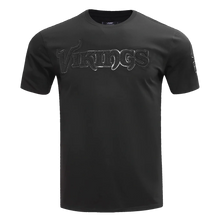 Load image into Gallery viewer, Minnesota Vikings Pro Standard Triple Black Tee