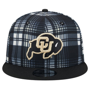 Colorado Buffaloes New Era 9Fifty 950 Snapback Plaid Cap