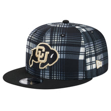 Load image into Gallery viewer, Colorado Buffaloes New Era 9Fifty 950 Snapback Plaid Cap