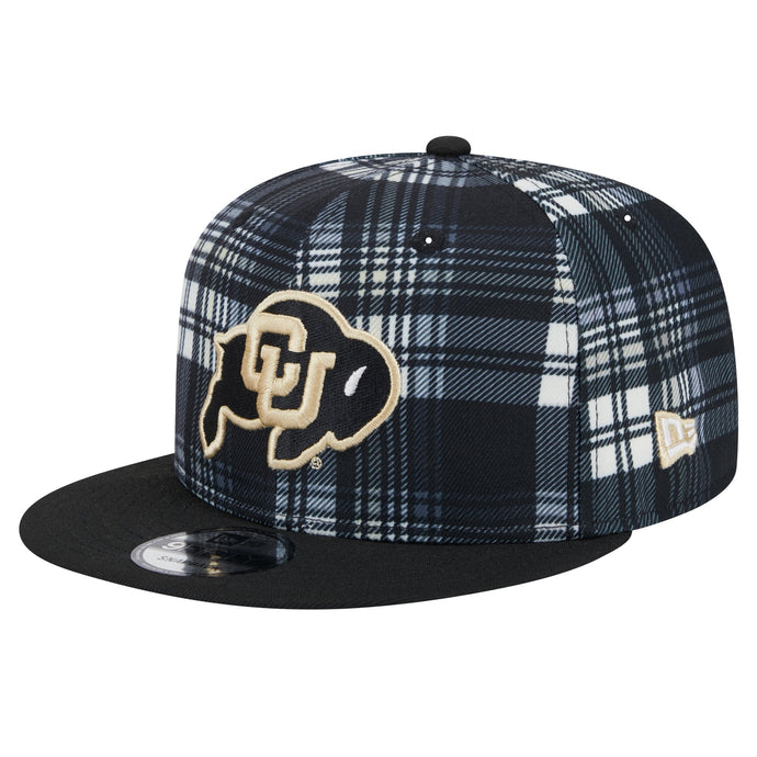 Colorado Buffaloes New Era 9Fifty 950 Snapback Plaid Cap