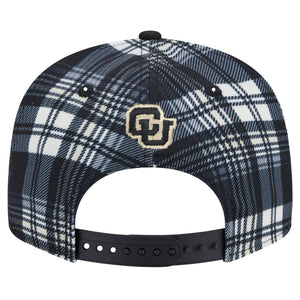 Colorado Buffaloes New Era 9Fifty 950 Snapback Plaid Cap