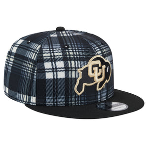 Colorado Buffaloes New Era 9Fifty 950 Snapback Plaid Cap