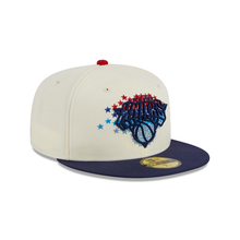 Load image into Gallery viewer, New York Knicks 59Fifty 5950 New Era Star Trail Fitted Hat