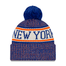 Load image into Gallery viewer, New York Knicks New Era (One-Time Removable Pom) Sport Knit Beanie