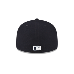 New York Yankees New Era 59Fifty 5950 Navy & White Fitted Cap