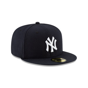 New York Yankees New Era 59Fifty 5950 Navy & White Fitted Cap