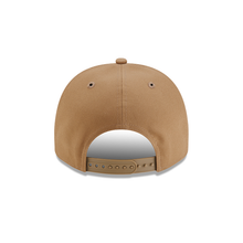 Load image into Gallery viewer, New York Yankees New Era Tan &amp; White 9Fifty 950 A Frame Curved Bill Snapback Hat