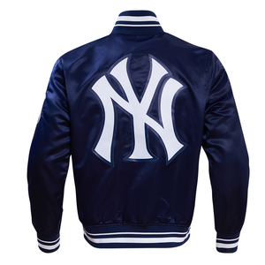 New York Yankees Script Tail Rib Satin Pro Standard Jacket