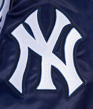 Load image into Gallery viewer, New York Yankees Script Tail Rib Satin Pro Standard Jacket