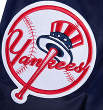 Load image into Gallery viewer, New York Yankees Script Tail Rib Satin Pro Standard Jacket