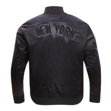 Load image into Gallery viewer, New York Yankees Triple Black Pro Standard Satin Jacket