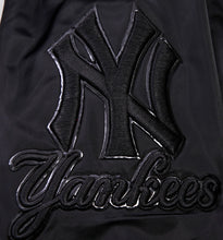 Load image into Gallery viewer, New York Yankees Triple Black Pro Standard Satin Jacket