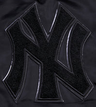 Load image into Gallery viewer, New York Yankees Triple Black Pro Standard Satin Jacket