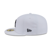 Load image into Gallery viewer, New York Yankees New Era 59fifty 5950 White &amp; Black Fitted Hat