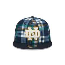 Load image into Gallery viewer, Notre Dame Fighting Irish New Era 9Fifty 950 Snapback Plaid Cap