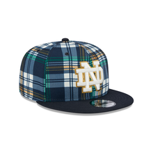 Load image into Gallery viewer, Notre Dame Fighting Irish New Era 9Fifty 950 Snapback Plaid Cap