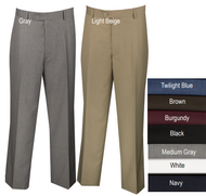 Regular Fit Luxurious Wool Feel Dress Pants By Vinci in 10 Colors   # ON900 FON900