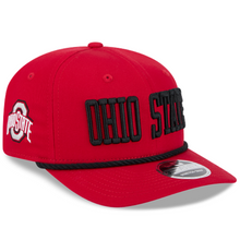 Load image into Gallery viewer, Ohio State Buckeyes New Era Sideline 970 9Seventy Stretch Snap Snapback Hat