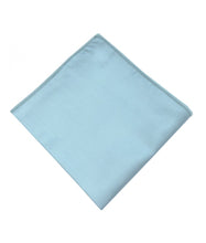 Load image into Gallery viewer, Solid Color Microfiber Pocket Squares - Hankies 10" X 10" in 35 Colors