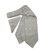 Load image into Gallery viewer, Paisley Microfiber Ascot &amp; Pocket Square