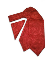 Load image into Gallery viewer, Paisley Microfiber Ascot &amp; Pocket Square