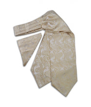 Load image into Gallery viewer, Paisley Microfiber Ascot &amp; Pocket Square