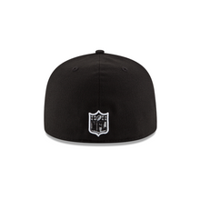 Load image into Gallery viewer, Philadelphia Eagles 5950 Black &amp; White New Era 59Fifty Fitted Cap