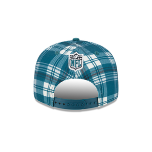 Philadelphia Eagles Plaid Green New Era 9Fifty 950 Snapback Cap