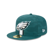 Load image into Gallery viewer, Philadelphia Eagles 59Fifty 5950 New Era Sideline Fitted Cap