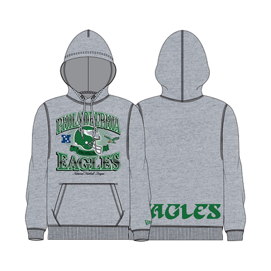 Philadelphia Eagles New Era Gray Color Hoodie