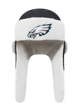 Load image into Gallery viewer, Philadelphia Eagles New Era Black Trapper Hat