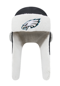 Philadelphia Eagles New Era Black Trapper Hat