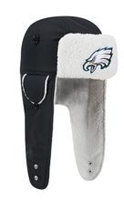 Load image into Gallery viewer, Philadelphia Eagles New Era Black Trapper Hat