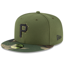 Load image into Gallery viewer, Pittsburg Pirates 59Fifty ALT3 Camouflage Bill 5950 New Era Fitted Cap