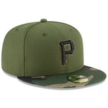 Load image into Gallery viewer, Pittsburg Pirates 59Fifty ALT3 Camouflage Bill 5950 New Era Fitted Cap