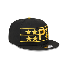 Load image into Gallery viewer, Pittsburgh Pirates 9FIFTY 950 New Era Black with Gold Stars Snapback Hat