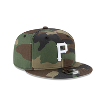 Load image into Gallery viewer, Pittsburg Pirates 9Fifty Camouflage 950 New Era Snapback Hat
