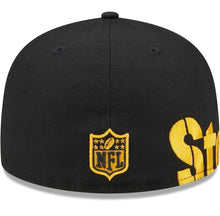 Load image into Gallery viewer, Pittsburg Steelers New Era 59Fifty 5950 Big Arch Logo Fitted Cap