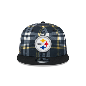 Pittsburgh Steelers New Era 9Fifty 950 Snapback Plaid Cap