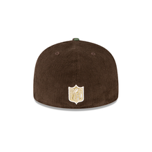 Load image into Gallery viewer, Pittsburg Steelers New Era Brown Corduroy &amp; Camouflage 59Fifty Fitted Cap