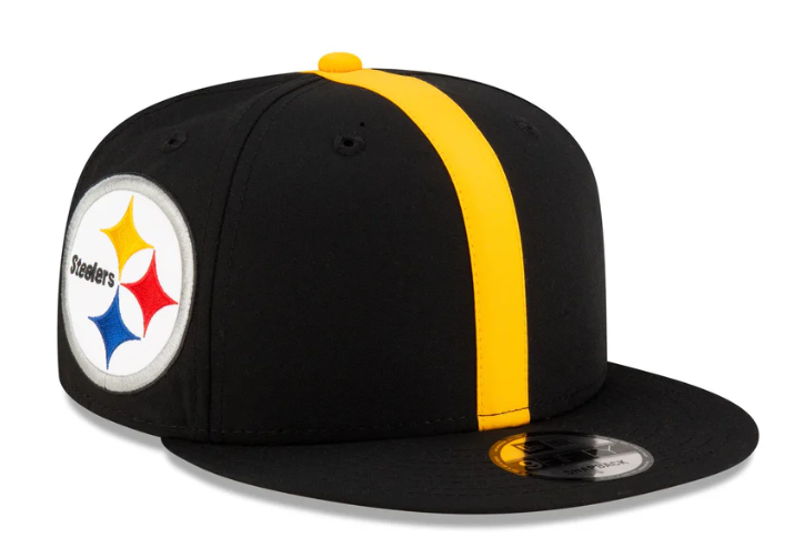Pittsburgh Steelers New Era Team Split 9FIFTY Snap Back Hat