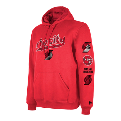 Portland Trail Blazers Rip City New Era Fleece Pullover Hoodie