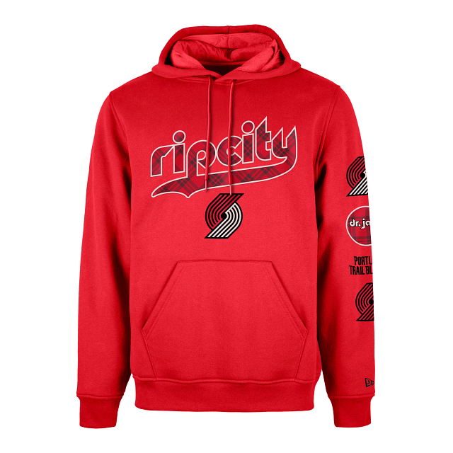 Portland Trail Blazers Rip City New Era Fleece Pullover Hoodie