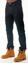 Load image into Gallery viewer, Premium Washed Slim Fit Stretch Denim with Moto Panel Trim Jeans  # BP0508