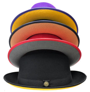The Princeton Wool Felt Fedora Snap Brim Hat by Bruno Capelo