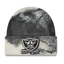 Load image into Gallery viewer, Raiders Fleece Lined Ink Tie Dye Knit Beanie