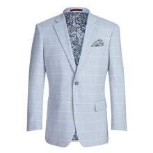 Load image into Gallery viewer, Single Breasted Classic Fit Blazer # 294-64 Light Blue