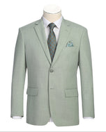 Single Breasted New Slim Fit Blazer # 294-58 Light Green